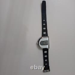 Nos 1960-70's Swiss Lucerne Digital Jump Hour Manual Watch + Swiss Rubber Strap