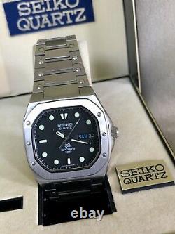 Nos! Extreme Rare Seiko Sq Sports Vtg Nautilus Dress Watch New In Box Pristine