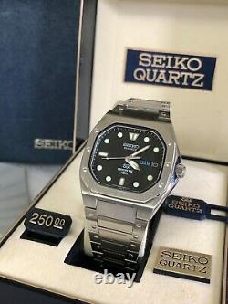 Nos! Extreme Rare Seiko Sq Sports Vtg Nautilus Dress Watch New In Box Pristine