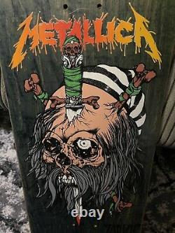 Nos Metallica Zorlac Skateboard deck Ghost Pirate By Artist Pushead. Very Rare