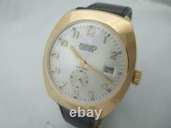 Nos New Special Mechanical Anti Magnetic Rare Nappey Besancon Men's Watch 1960's