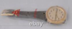 Nos New Swiss Gold Pl Mechanical Hand Winding Big Men's Dugena Elite Watch 1960