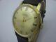 Nos New Swiss Made Gold Pl Automatic Men's Fantome Analog Watch 1960's