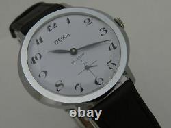 Nos New Swiss Vintage Mechanical Hand Winding Men's Doxa Analog Watch 1960's