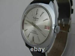 Nos New Vintage Automatic Swiss Analog Valgine 41jewels Mens Watch With Date 60