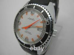 Nos New Vintage Mechanical Handwinding Antichoc Pirofa Mens Divers Analog Watch