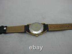 Nos New Vintage Swiss Automatic 25 Jewels Edele Gold Pl Mens Analog Watch 1960