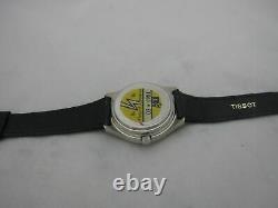 Nos New Vintage Swiss Made Quartz Tissot Big Mens Watch With Date