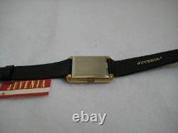 Nos New Vintage Swiss Mechanical Hand Winding Juvenia Uni Analog Watch 1960's