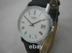 Nos New Vintage Vulcain Swiss Mechanical Hand Winding Mens Watch 1960's