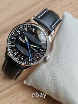 Nos! Raketa 24-Hour Men's Wrist Watch Extreme Watch Vintage USSR 2623, H