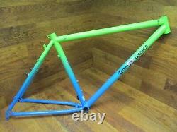 Nos Rare Original Team Fat Chance Yo-eddy Steel 26 Frame Medium Aqua Fade