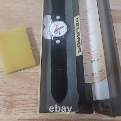 Nos Vintage Budweiser Bud Man Helbros Watch Rare