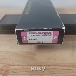 Nos Vintage Budweiser Bud Man Helbros Watch Rare