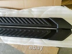 OEM 2015-2021 Ford F150 Truck Running Boards BLACK 5 Crew Cab New T/Off