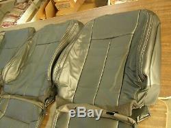 OEM Ford 2017 2018 F150 Truck Leather Seat Covers New T/O Set Black Interior nos
