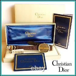 ORIGINAL CHRISTIAN DIOR Stainless Steel UNISEX QUARTZ Watch New Old Stock