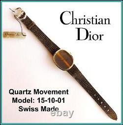 ORIGINAL CHRISTIAN DIOR Stainless Steel UNISEX QUARTZ Watch New Old Stock