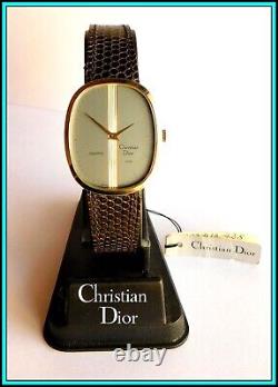 ORIGINAL CHRISTIAN DIOR Stainless Steel UNISEX QUARTZ Watch New Old Stock