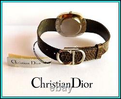 ORIGINAL CHRISTIAN DIOR Stainless Steel UNISEX QUARTZ Watch New Old Stock