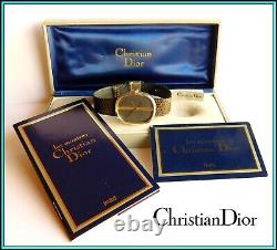 ORIGINAL CHRISTIAN DIOR Stainless Steel UNISEX QUARTZ Watch New Old Stock