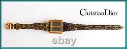 ORIGINAL CHRISTIAN DIOR Watch, Stainless Steel & 18K Solid Gold New Old Stock