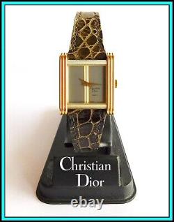 ORIGINAL CHRISTIAN DIOR Watch, Stainless Steel & 18K Solid Gold New Old Stock