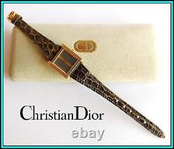 ORIGINAL CHRISTIAN DIOR Watch, Stainless Steel & 18K Solid Gold New Old Stock