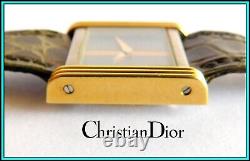 ORIGINAL CHRISTIAN DIOR Watch, Stainless Steel & 18K Solid Gold New Old Stock