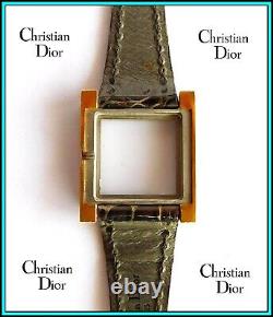 ORIGINAL CHRISTIAN DIOR Watch, Stainless Steel & 18K Solid Gold New Old Stock