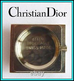 ORIGINAL CHRISTIAN DIOR Watch, Stainless Steel & 18K Solid Gold New Old Stock