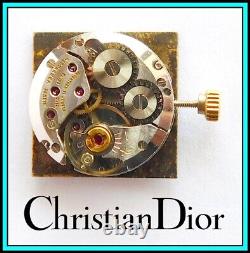 ORIGINAL CHRISTIAN DIOR Watch, Stainless Steel & 18K Solid Gold New Old Stock