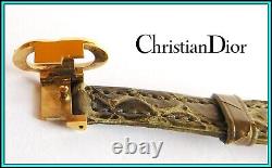 ORIGINAL CHRISTIAN DIOR Watch, Stainless Steel & 18K Solid Gold New Old Stock