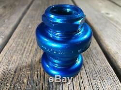 Old School Bmx Epoch Mori Headset 1 Threaded Steel Blue Bmx MX Japan Nos