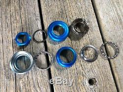 Old School Bmx Epoch Mori Headset 1 Threaded Steel Blue Bmx MX Japan Nos