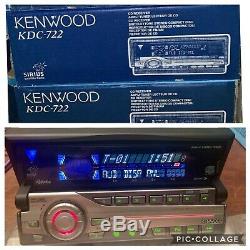 Old School Car Audio! NOS Vintage Kenwood Mask Kdc-722, sq, eq, 2xpreouts, rare, NIB