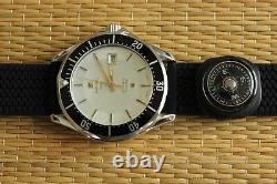 Old Stock Tissot Seastar Dsm3182 Stainless Steel White Dial Divers Watch Box Set