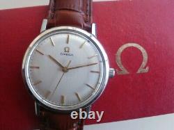 Omega cal. 601 swiss men's new old stock analog ref. 131.019 vintage wrist watch