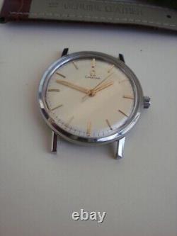 Omega cal. 601 swiss men's new old stock analog ref. 131.019 vintage wrist watch