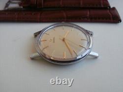 Omega cal. 601 swiss men's new old stock analog ref. 131.019 vintage wrist watch