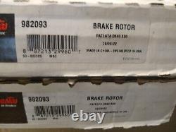 Pair (2) RAYBESTOS 982093 Vented/Coated Disc Brake Rotors NEW OLD STOCK
