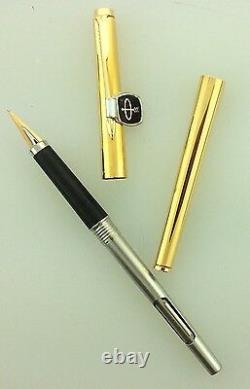 Parker 180 Imperial Fountain Pen NOS 14K F-Br Nib Mint