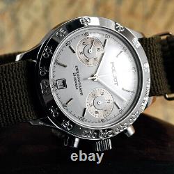 Poljot Chronograph 3133 Standard Watch Mechanical NOS 1990er Russia Vintage