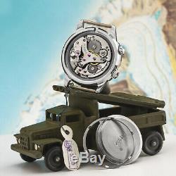 Poljot RETRO 2612 Alarm Handaufzug Wecker mechanische russische Uhr NOS Vintage