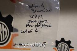 Potter & Brumfield KCP14 5000Ohms Relays New Old Stock (Lot of 6)