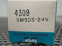 Potter & Brumfield SM5DS-24 Relays New Old Stock (Lot of 4)
