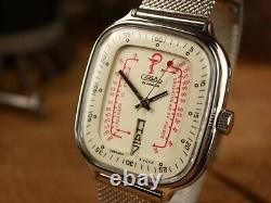 Pulsometer Ex Rare OLD stock Russian USSR medical wrist watch Slawa Slava NOS