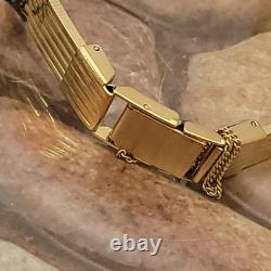 Qm8 Perfect Nos Champagne Gold Dial Seiko Ladies Dress Gorgeous Watch Box Papers