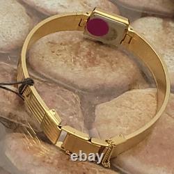 Qm8 Perfect Nos Champagne Gold Dial Seiko Ladies Dress Gorgeous Watch Box Papers