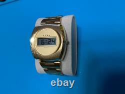 RARE 70's GRUEN PACEMAKER LCQ LCD Quartz Original Bracelet New Old Stock WORKING